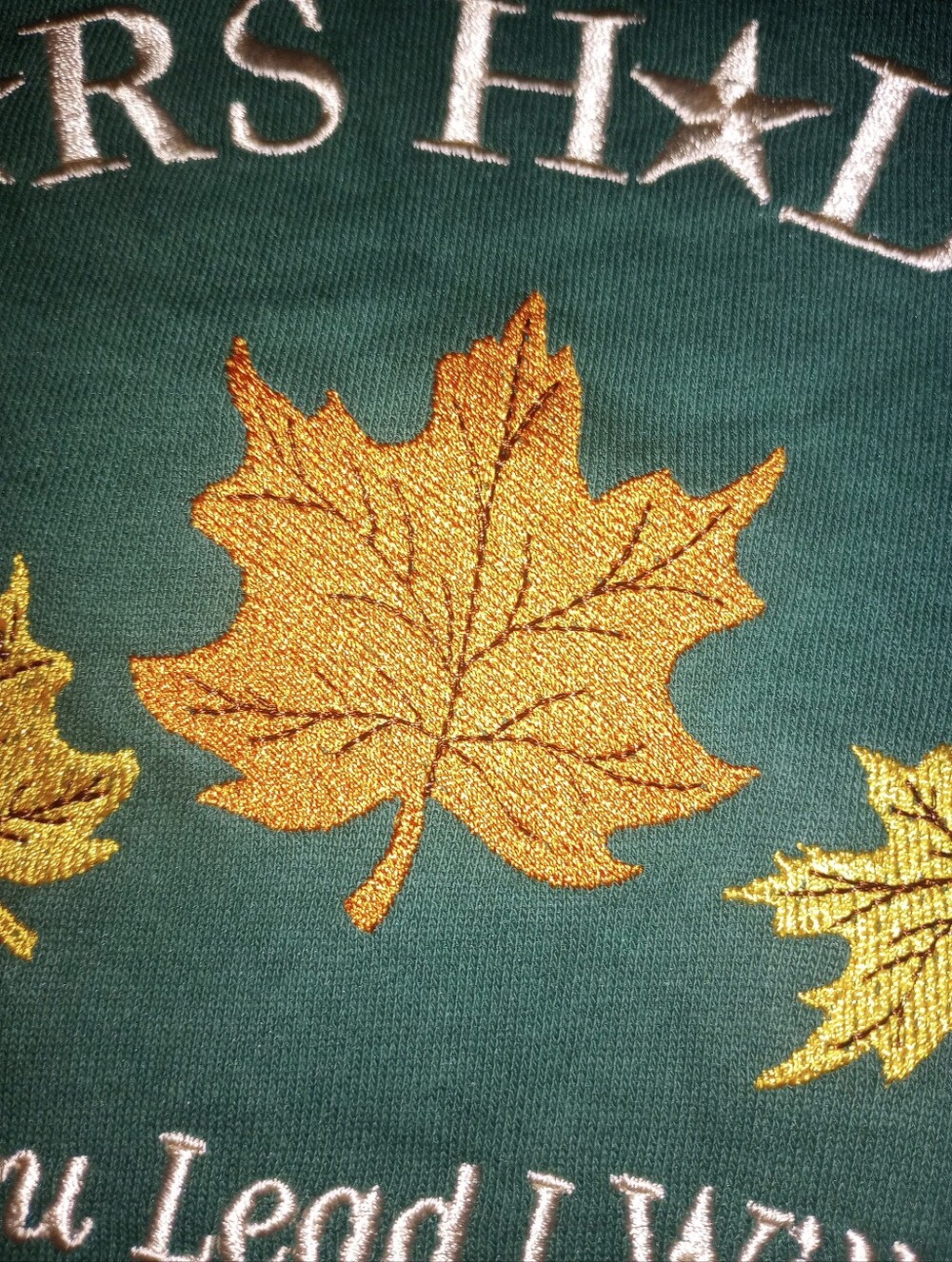 Gilmore Girls Stars Hollow Green Embroidered Graphic Sweatshirt Size Medium NWOT - Picture 7 of 9